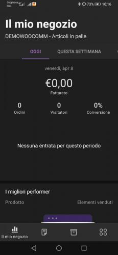 APP di gestione Woocommerce
